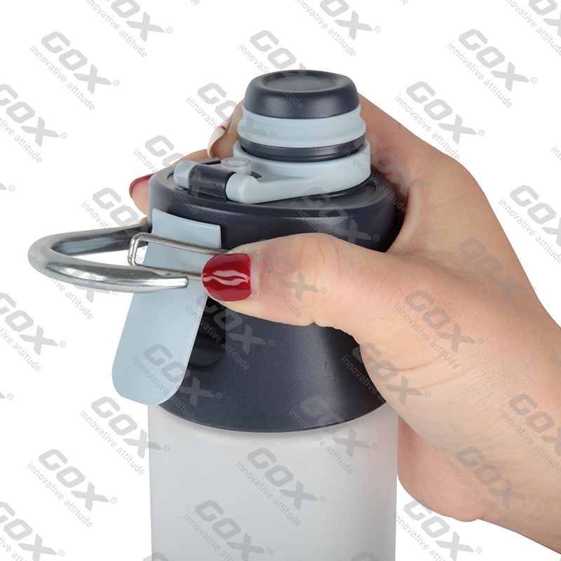 Garrafa de água para bebida à prova de vazamento GOX Tritan Spray Mist 4-水印