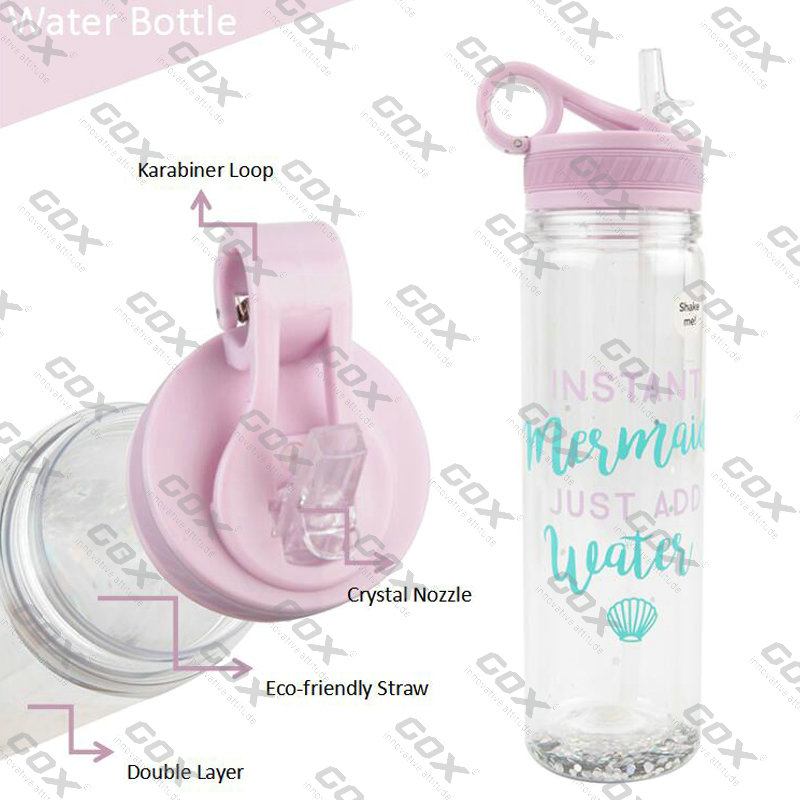 Buidéal Uisce Inslithe Dé-bhalla le Glitter Le Lúb Karabiner (5)_1