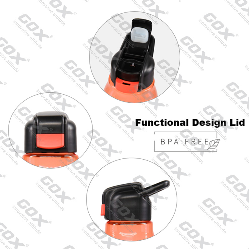 I-GOX China i-OEM BPA Ibhotile yeGym yokuSela SIMAHLA ene-Auto Open Lid 4