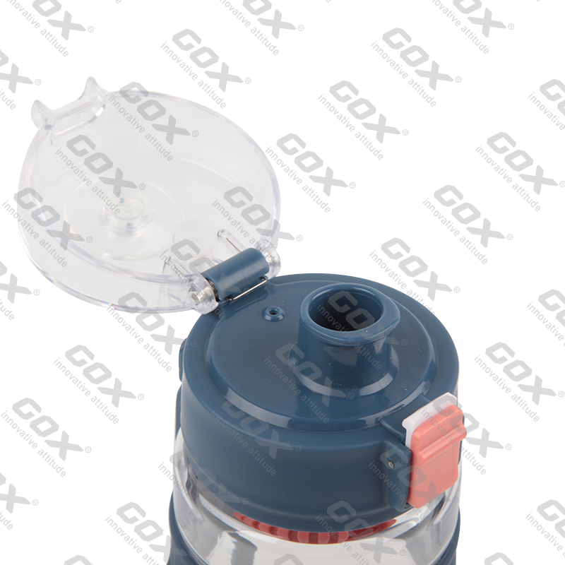 GOX China OEM BPA ūdens pudele ar pārnēsājamu siksnu un infuzētāju 6