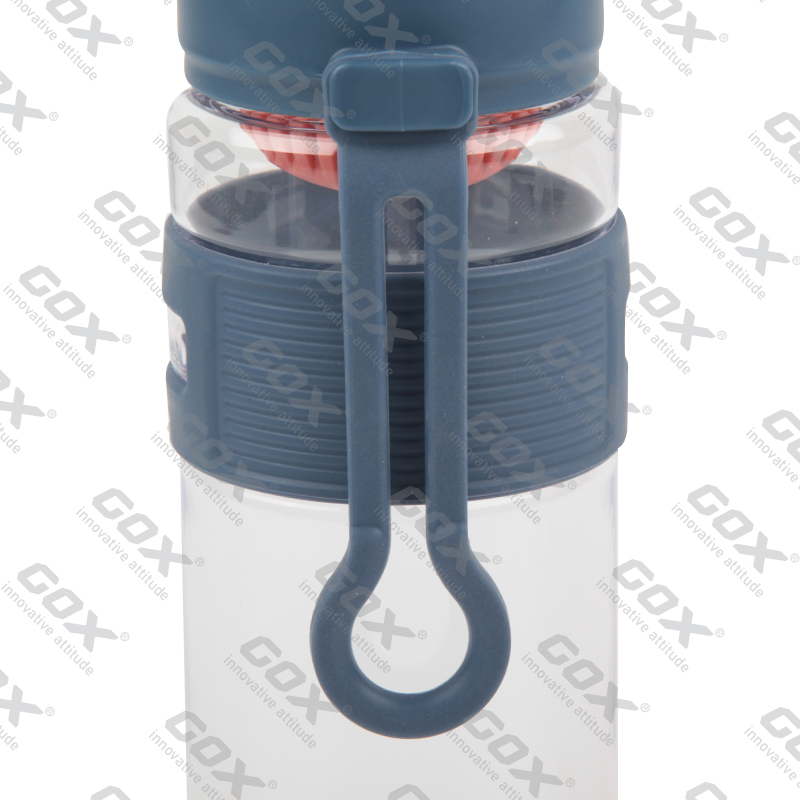GOX China OEM OEM BPA ūdens pudele ar pārnēsājamu siksnu un infuzētāju 9