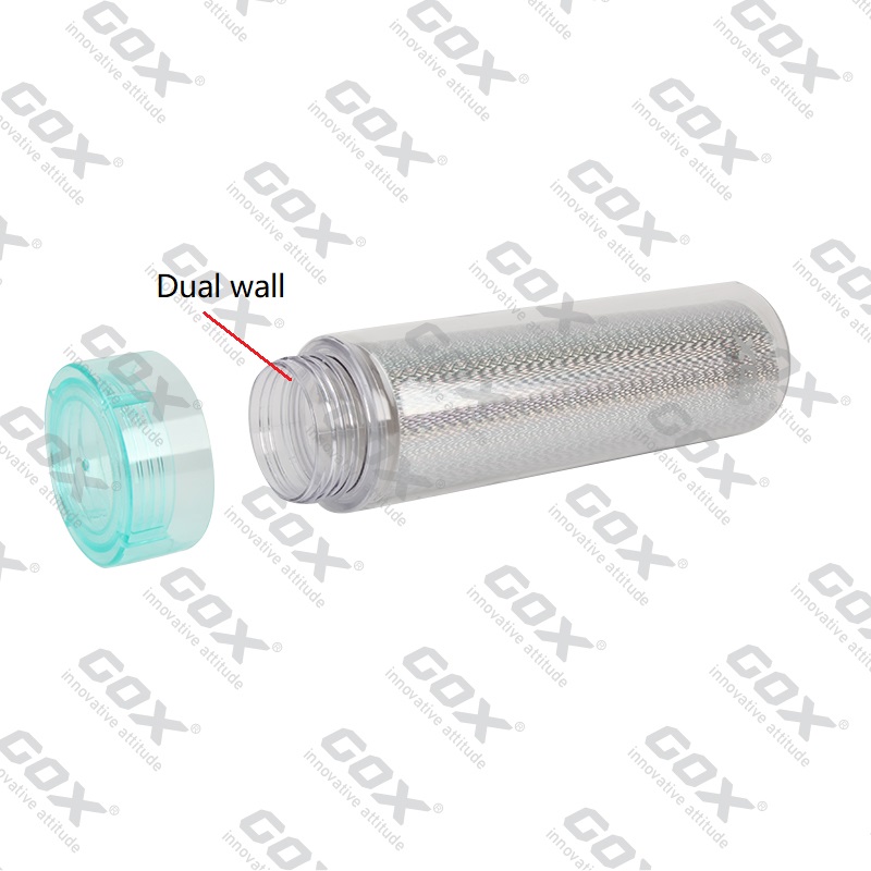 GOX China OEM BPA Free Dual-wall isolearre Tritan wetterflesse 4