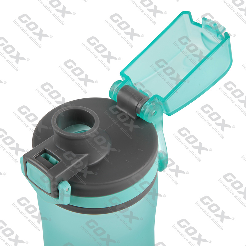 GOX China OEM BPA-freie, auslaufsichere Tritan-Kunststoffflasche mit Klappdeckel 4