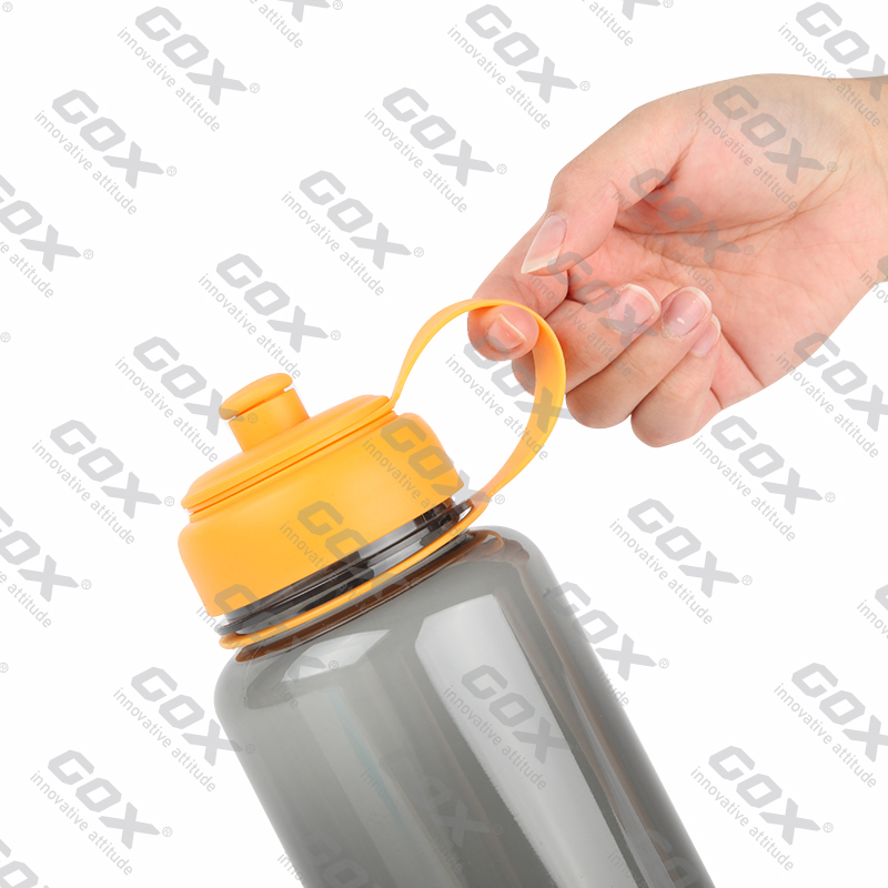 క్యారీ లూప్ 6తో GOX చైనా OEM BPA ఉచిత ట్రిటాన్ వాటర్ బాటిల్