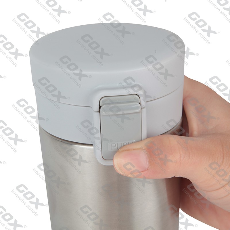 Taza de café de viaje de acero inoxidable de doble pared OEM GOX China-5