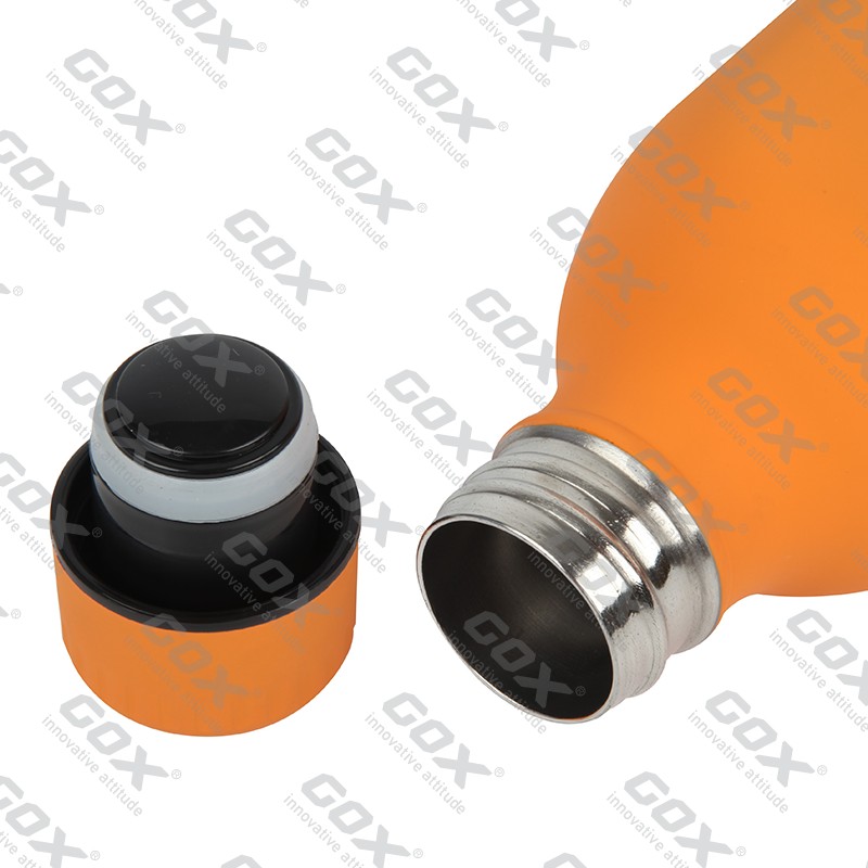 GOX Cina OEM Dual-témbok Insulated Botol Cai Stainless Steel 4