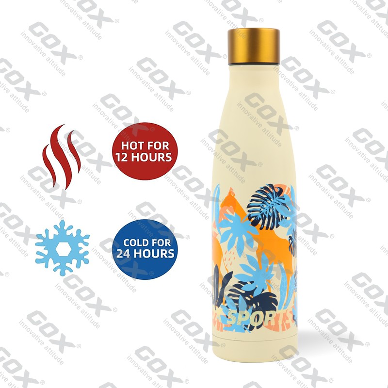 GOX Китай OEM Бутылка для воды с двойными стенками и изоляцией из нержавеющей стали 6