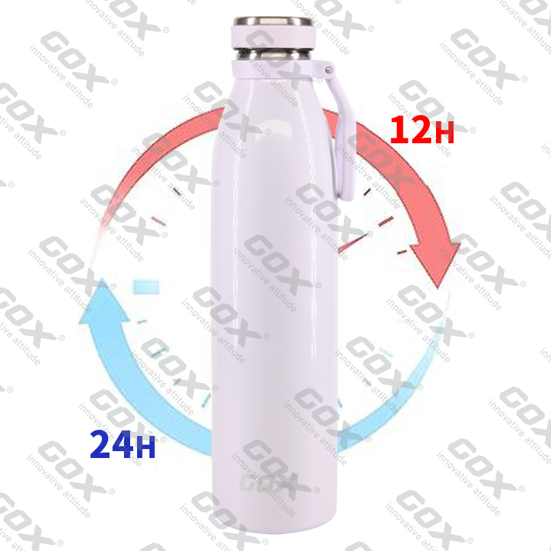 GOX China OEM Dual-wall Insulated Stainless Steel Bottle Water with Carrying Grip 5