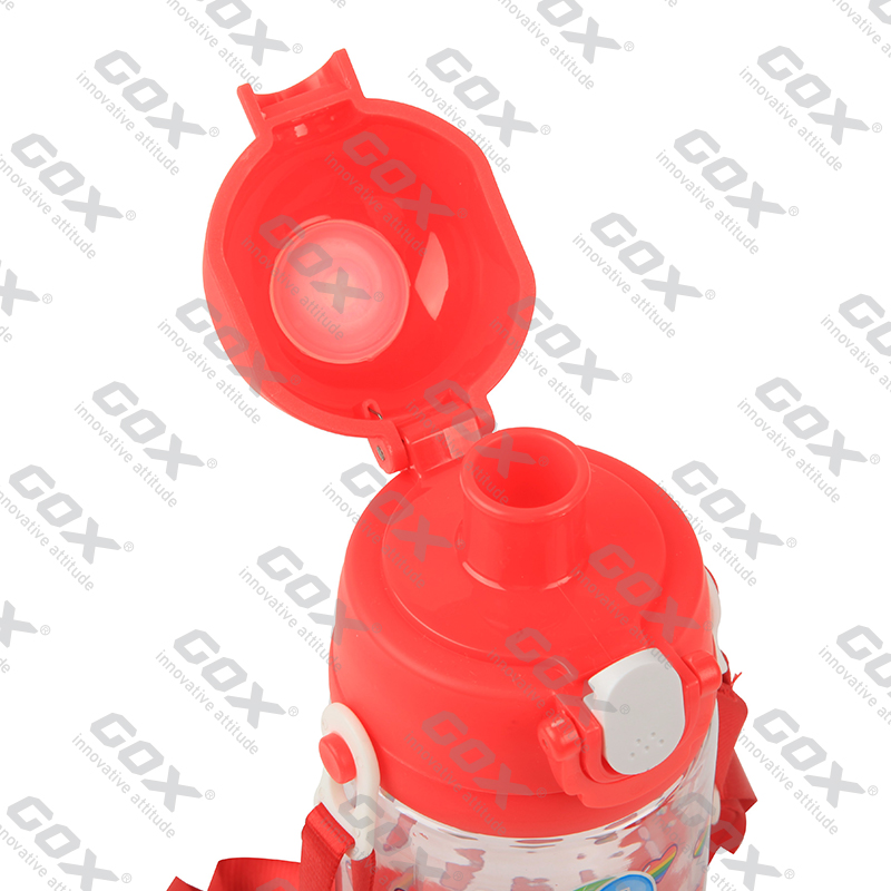 GOX China OEM vaikų vandens butelis su nešiojimo dirželiu (5)