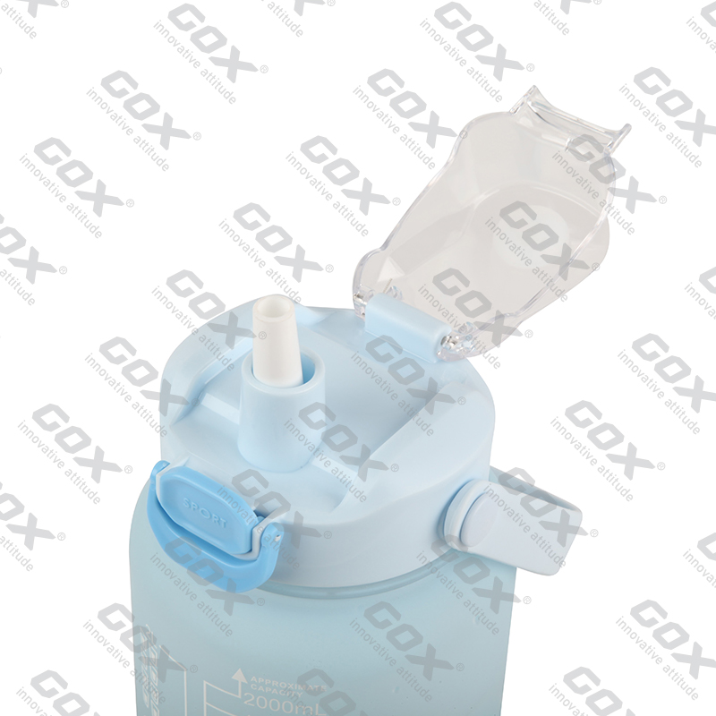 GOX China OEM زجاجة مياه ذات سعة كبيرة مانعة للتسرب خالية من مادة BPA 4
