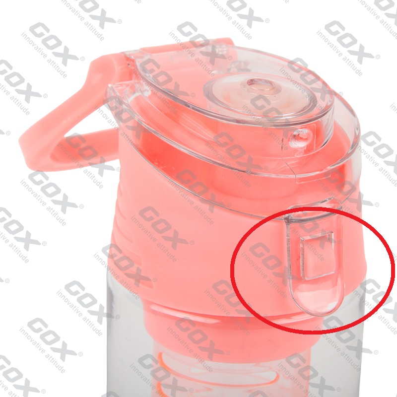 GOX China OEM Leakproof Fruit Infuser Tritan Water Bottle 6