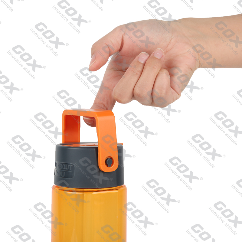 GOX China OEM Sports Tritan Water Bottle with Flip Nozzle and Carry Handle 6