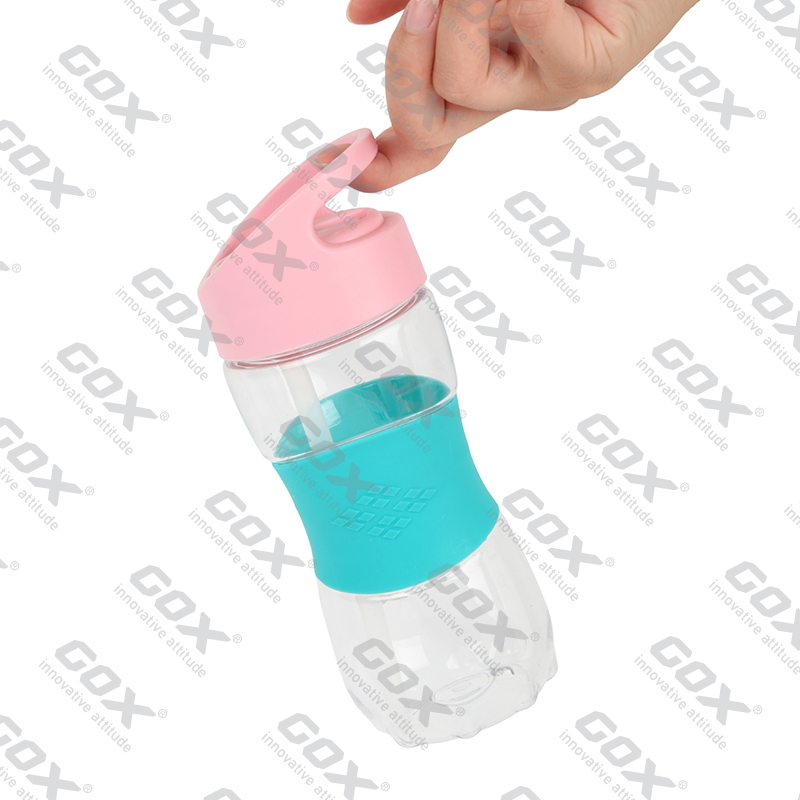 Ampolla d'aigua OEM de GOX Xina amb broquet giratori amb grip de goma 5