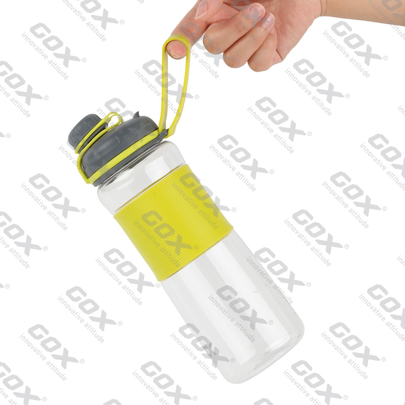 GOX Китай OEM-бутылка для воды с откручивающейся крышкой, резиновой ручкой и петлей для ручки 4