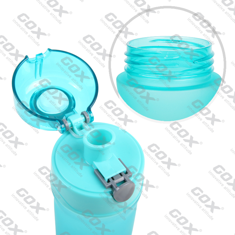GOX OEM China Auto Open Flip Top Tritan Water Bottle with Ring Handle 5