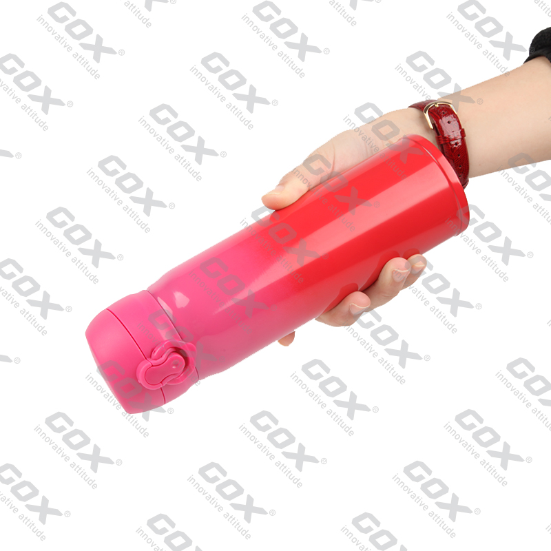 ma006-GOX China OEM Auto-open Lid Kids Vacuum Insulated Water Bottle 5