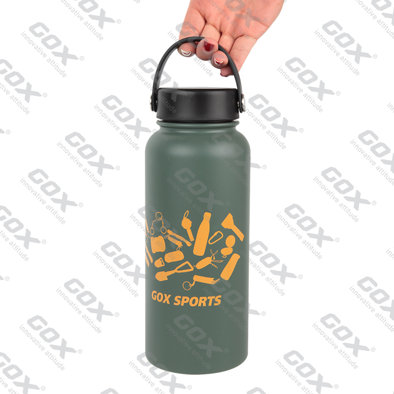 Double Wall Vacuum Insulated Stainless Steel Water Bottle with Carry Handle 7-水印