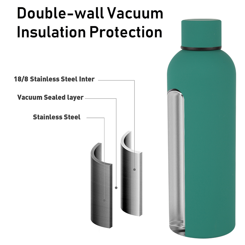 GOX China OEM 500ml Double Wall Vacuum Insulated Stainless Steel Water Bottle-5