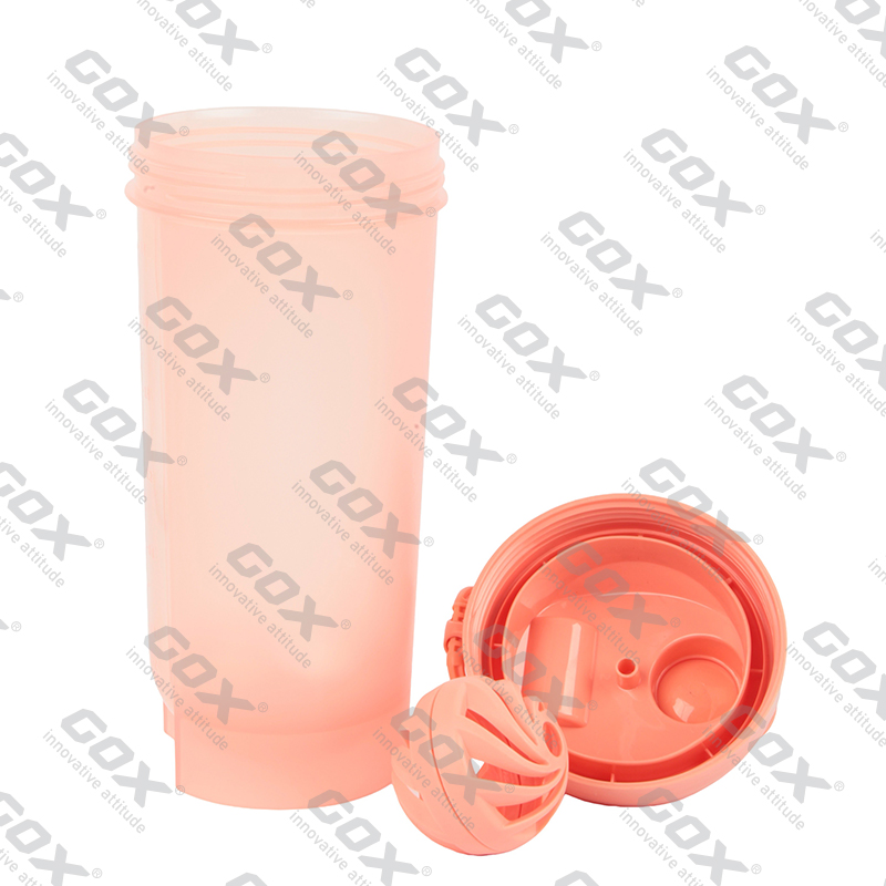 GOX China OEM BPA Free Protein Shaker Bottle with Carry Loop 6