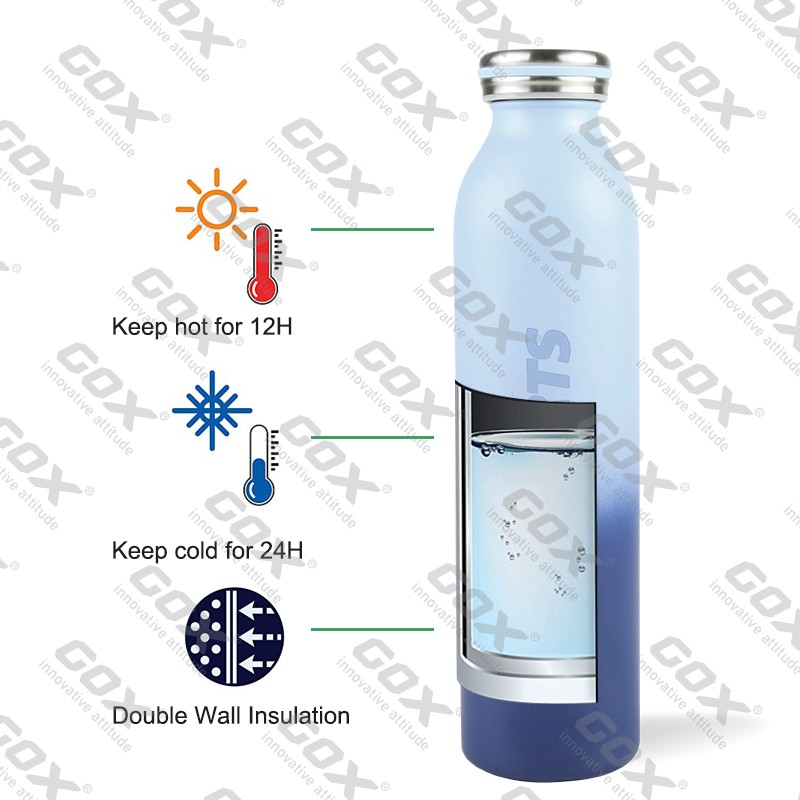 GOX China OEM Double Wall Stainless Steel Water Bottle 6