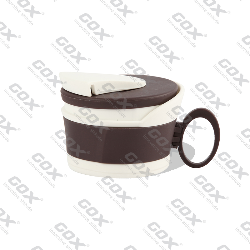 GOX China OEM Foldable Travel Camping Silicone Coffee Mug 6