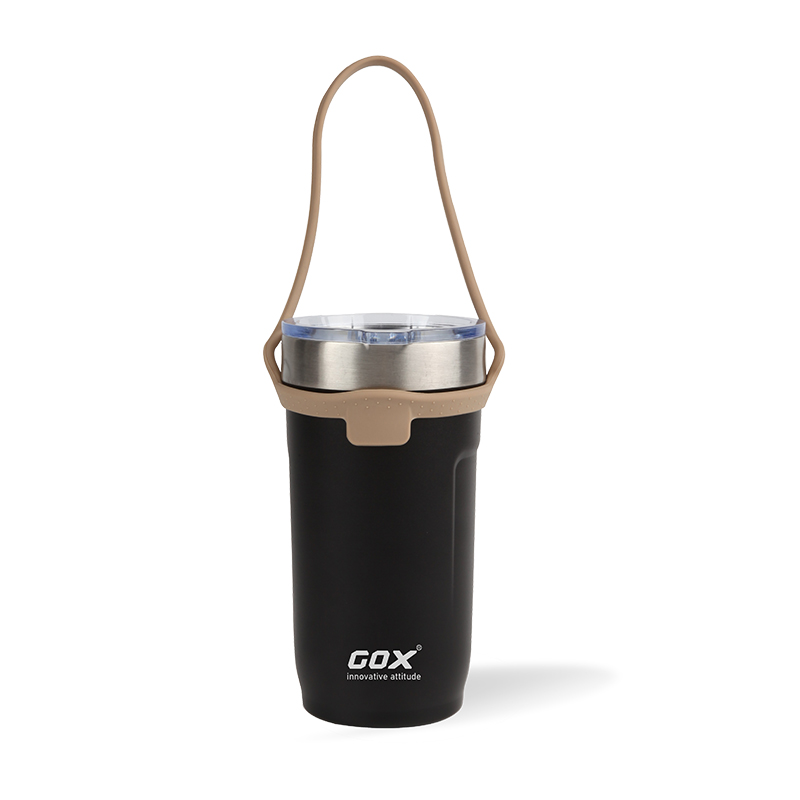 GOX China OEM Insulated Tumbler with Carrying Strap 1
