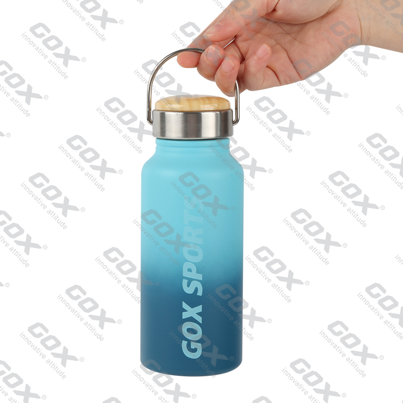 GOX China OEM Single Walled Stainless Steel Water Bottle 7