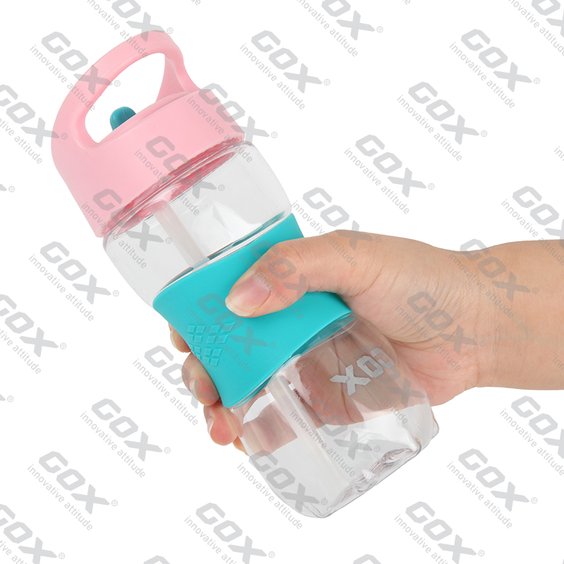 GOX China OEM Water Bottle with Flip Nozzle with Rubber Grip 6