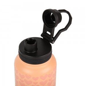 GOX OEM 3D Printing Insulated Stainless Steel Drink Bottle with Carry Grip (4)